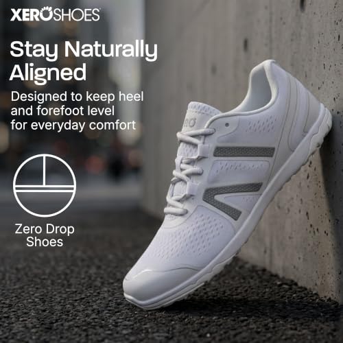 Women's Barefoot Running Shoes - Xero Shoes HFS II 7.5 White