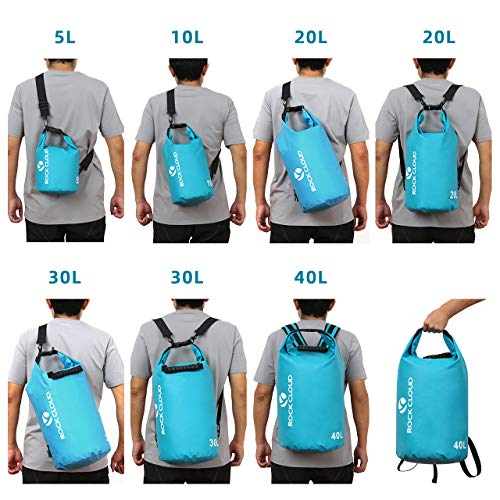 Waterproof Dry Bag 5L for Kayaking, Camping, Beach, Surfing - Pink