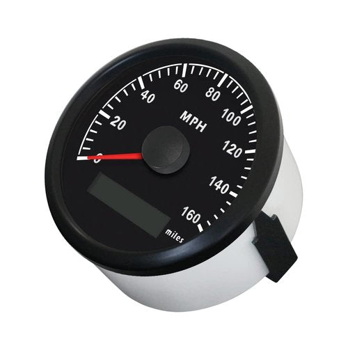 ELING Universal MPH GPS Speedometer Odometer Kit 160MPH Speed Gauge for Car Motorcycle Tractor Truck with Backlight 85mm 12V 24V Replacement Speedo