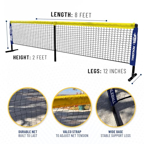 Youth Pickleball Set with Net Paddles and Balls for Kids Ages 5-12