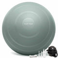 YOTTOY Anti-Burst Exercise Ball for Working Out, Yoga Ball for Pregnancy,Extra Thick Workout Ball for Physical Therapy,Fitness with Pump (Green)