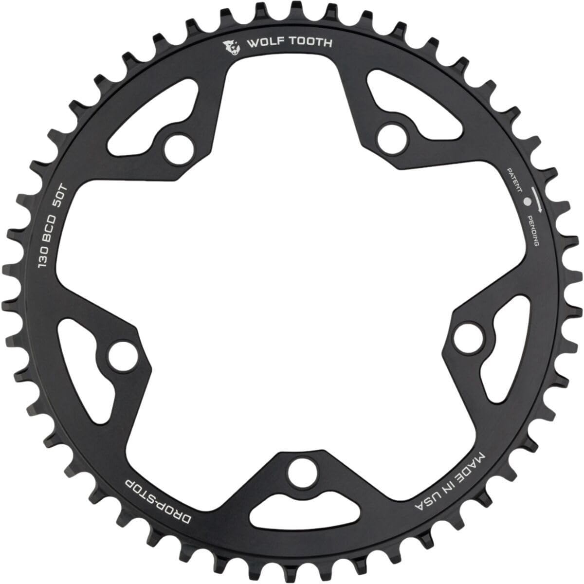 Wolf Tooth Components Drop-Stop 110 BCD 36T Chainring, Road/CX/Gravel