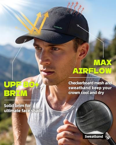 Breathable Baseball Cap for Women & Men - Black Variation