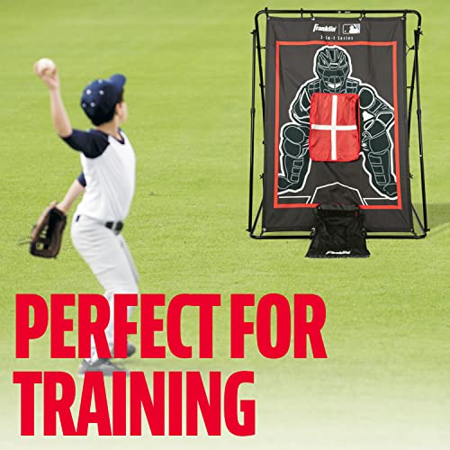 Franklin 2-in-1 Baseball Pitching Target & Rebounder for Youth Training