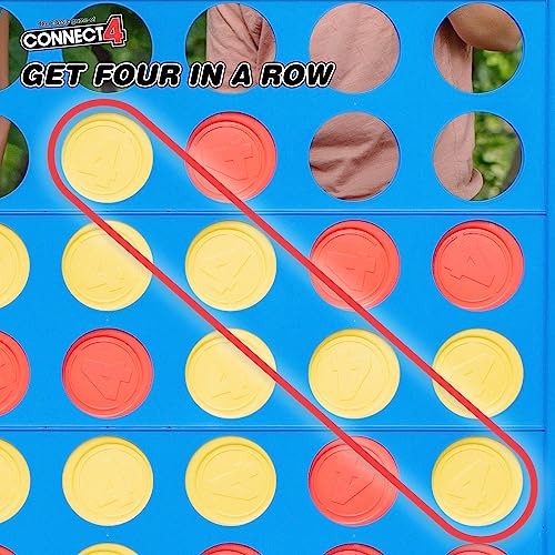 Giant Connect 4 Game Set - 4-Foot Jumbo Indoor & Outdoor Family Board Game