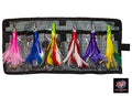6 Pack Offshore Tuna Lures Set - Rigged Feather Fishing Tackle