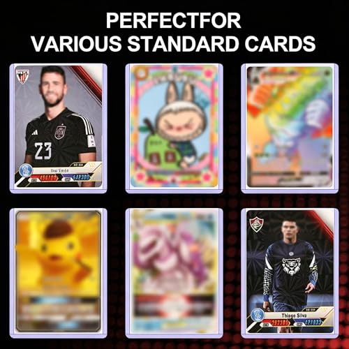 UV-Protected Card Sleeves Bundle - 200 Rigid Top Loaders + 200 Soft Sleeves