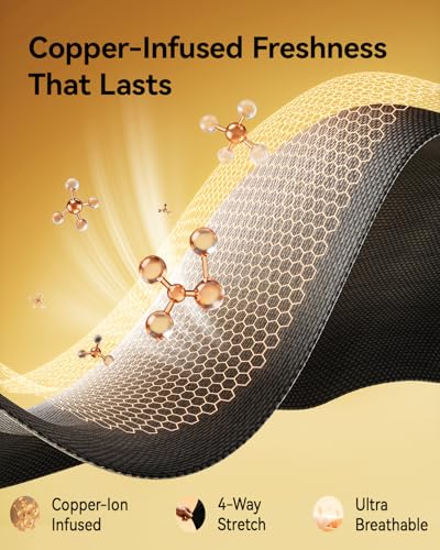 Copper-Infused Thigh Compression Sleeves Black-S - Medical-Grade Support