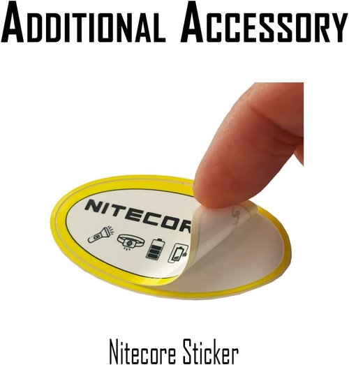 Nitecore EDC29 EDC Tactical Flashlight, 6500 Lumen USB-C Rechargeable Slim Flat Shape with Spotlight Floodlight Strobe Modes Digital Display Sticker
