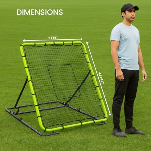 Baseball & Softball Rebounder Net - Portable Fielding Trainer for Solo Practice