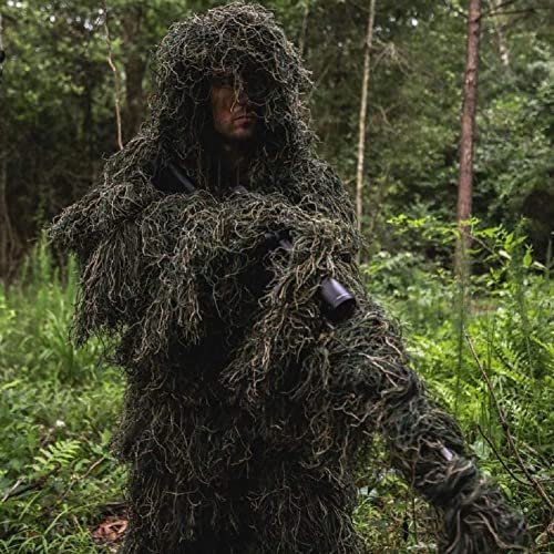 Arcturus Ghost Ghillie Suit XL Woodland Camo Sniper Hunting & Airsoft