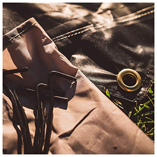 Waterproof Tent Footprint for Gazelle G5 4-Person Gazebo - 300D Tarp & Stakes