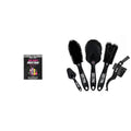 Muc-Off Bike Wash Drivetrain Essentials Kit with 5 Piece Premium Brush Set - Clean, Protect & Lube Your Bicycle