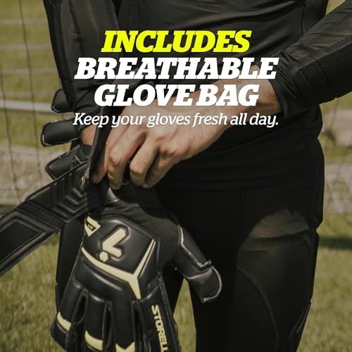 Storelli Gladiator 3 GK Gloves - Elite High-Impact Soccer Goalkeeper Gloves