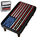 Outdoor Leather Waterproof Pool Table Cover 8FT Black Fitted for 6.5ft Billiard