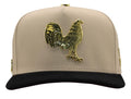 Beige Rooster Baseball Cap for Men & Women - Adjustable Classic Hat