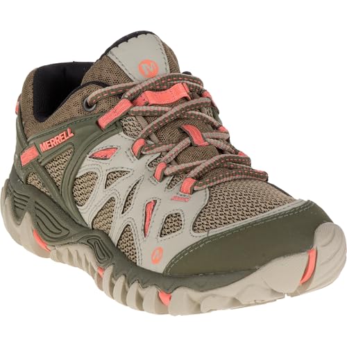 Merrell All Out Blaze Aero Sport Hiking Shoe Women's 9.5 Beige Khaki