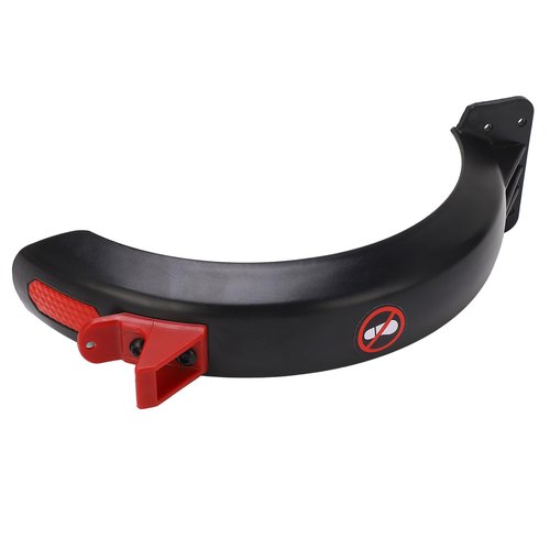 Scooter Rear Mud Guard, Rear Mud Guard with Hook Reflective Strip Plastic Scooter Accessory for GXL V2 Rainy Day