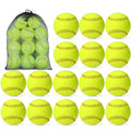 Yellow Softballs 11 Inch for Baseball & Softball Practice - Pack of 18, Red Stitching, Official Size, Variations of THIS listing