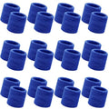 Kids Sweat Wristbands Bulk - 24 Pcs Dark Blue Sports Wristbands for Kids & Teens