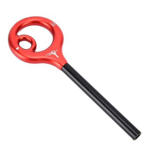 FILFEEL Figure, 9 Shape Upgrade 8 Descender Climbing Gear Downhill Equipment Easy Rigging Plate Aluminum Alloy Rigging Plate for Rock Climbing Belaying and Rappeling