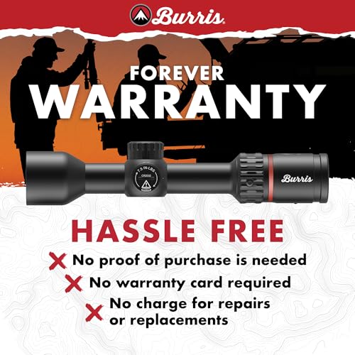 Burris Fullfield 2-8x35mm with Plex Reticle, Waterproof & Shockproof