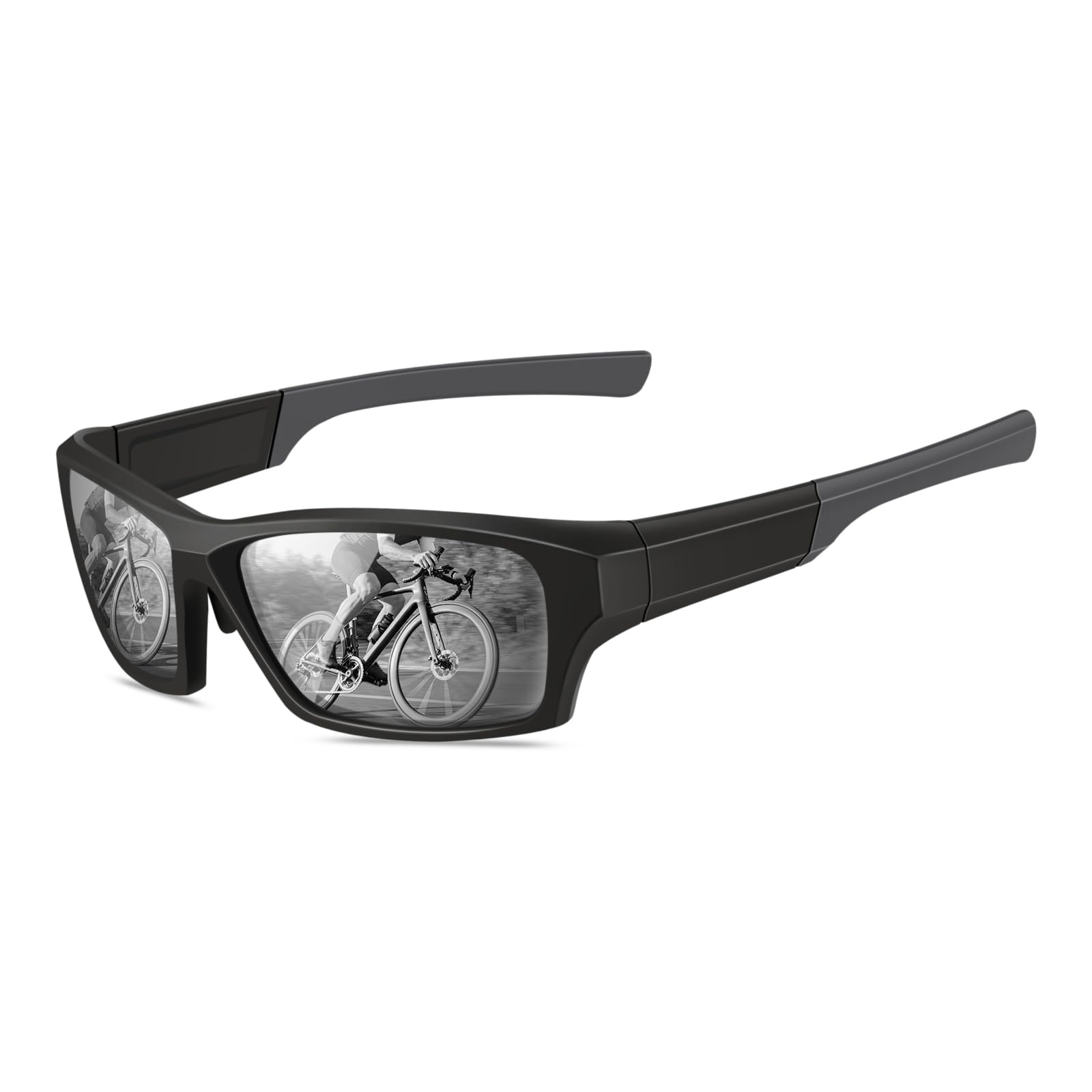 RSQQAV Polarized Sports Sunglasses for Men Women,Driving Fishing Cycling Mountain Bike Sunglasses UV400 Protection
