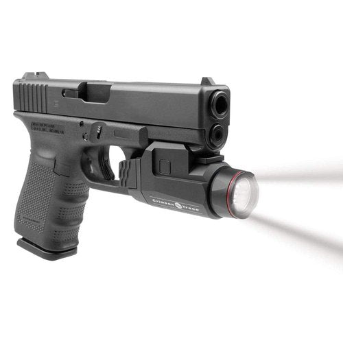 Crimson Trace CMR-208 Universal Rail Master Tactical Light with 2 Mode Flashlight and Instant Activation for Pic Rail Mounts, Shooting, Competition and Range , Black