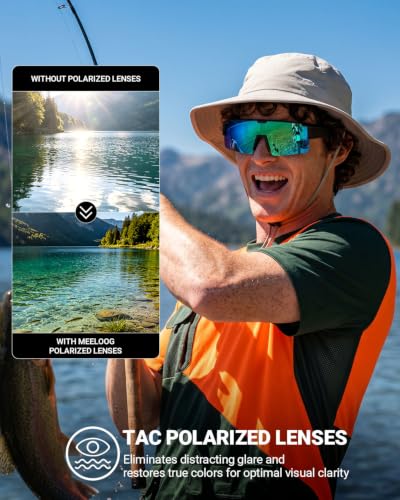 Polarized Fit Over Glasses Sunglasses Men Women MST0075 P1 Black Frame Green Mirrored Lens