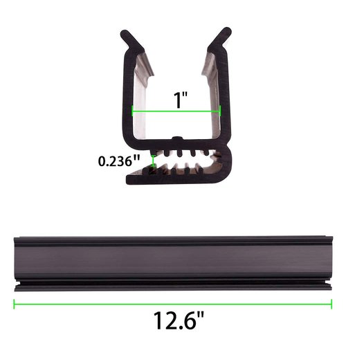 10L0L Windshield Sash Clips for Club Car DS & Precedent Golf Cart, Windshield Frame Hinge Retaining Holder Hardware OEM: 101444101 102163001, 12.4 inch Set of 2