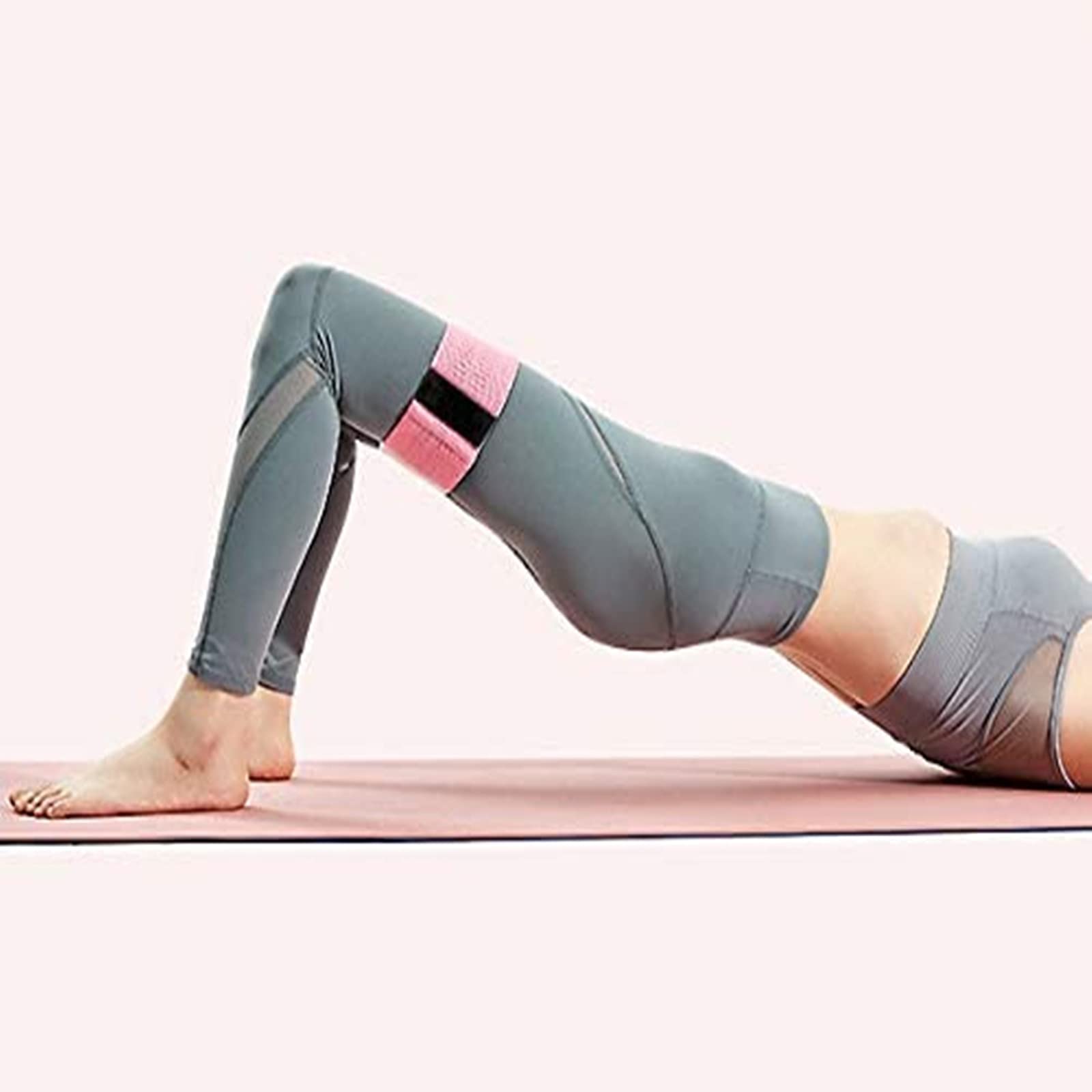 SUWEI Resistance Exercise Band for Legs or Buttocks, Suitable for Women/Men Sports, Yoga Elastic Band Stretching Resistance Fitness Exercise at Home or Gym