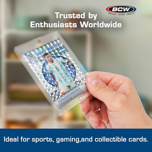 BCW Magnetic Card Holders with UV Protection - 35pt Trading Card Sleeves, 40 Count