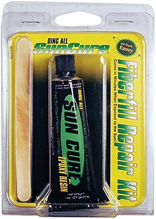 Ding All Sun Cure 1oz Epoxy Repair Kit - Fast Repairs for Polyester & Epoxy Surfboards