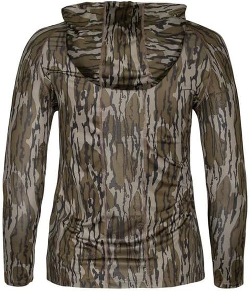 Mossy Oak Women's Camo Hoodie - Tibbee Flex Vented Design with 40+ UPF Sun Protection