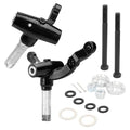 ATRACYPART Golf Cart Spindle Front End Repair Kit, Passenger & Driver Side Replacement Spindles Set, Compatible with EZGO PDS/TXT 2001.6-Up Electric & Gas Golf Cart, Replace 70673-G02 70942-G02