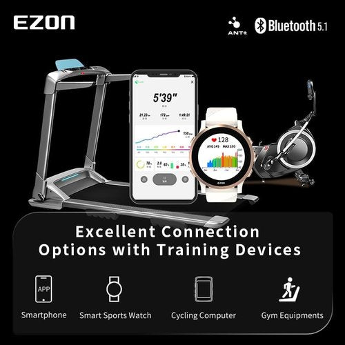 C009Pro Heart Rate Monitor Chest Strap - BLE 5.1 & ANT+ Compatible | 400H Battery Life for Running, Cycling & Gym