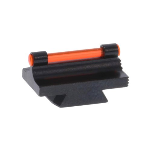 TRUGLO 3/8-Inch Dovetail Front Steel Gun Sight Replacement Fiber Optic Ramp Sight - .530", RED