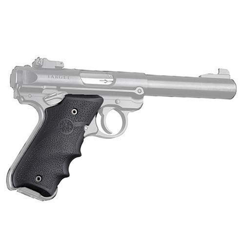 Hogue OverMolded Rubber Grip for Ruger MK IV MKIV with Finger Grooves, Black - 79000
