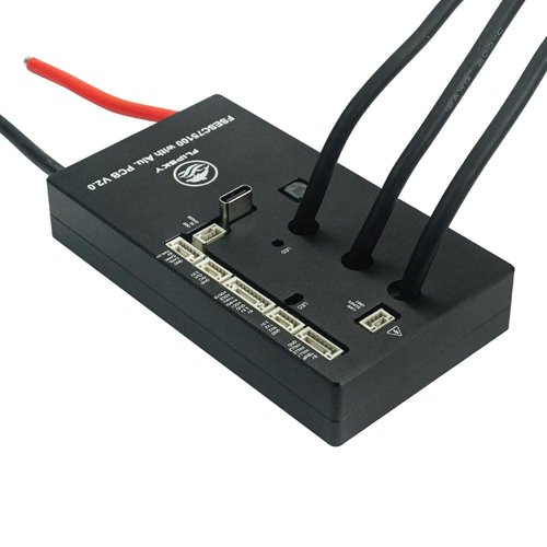 FLIPSKY 75100 V2.0 with Aluminum PCB with Power Switch Button Based on VESC for Electric Skateboard/Scooter/Ebike Speed Controller, 103*58*18.5mm, Black