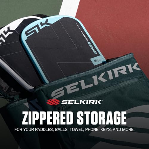 Pickleball Backpack with Paddles & Accessories - Forest Green / Team Bag