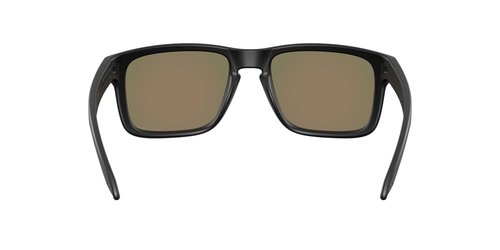 Oakley Holbrook 9102 Sunglasses (Matte Black, Prizm Ruby)