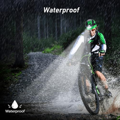 Rechargeable LED Headlamp 2000L Super Bright Headlight with 8 Modes Waterproof