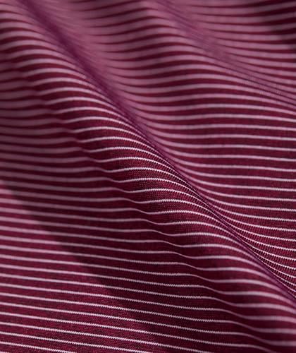 Vineyard Vines St. Jean Stripe Sankaty Polo Large Coastal Crimson Men’s Performance Shirt