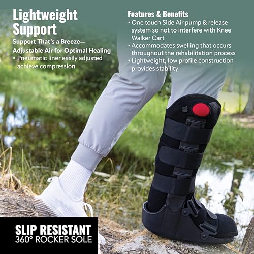 Medium Tall Side Pump Fracture Boot for Ankle Support - Braceapedia