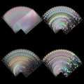 200pcs Holographic Card Sleeves 66x91mm for Trading Cards & Collectibles Front Holographic Back Clear - Variation of THIS listing
