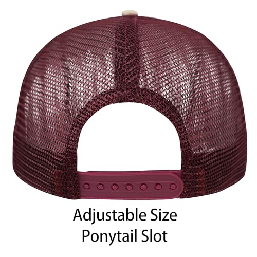 It's a Bad Day to Be a Hotdog Snapback Trucker Hat - Embroidered Mesh Baseball Cap for Men Women
