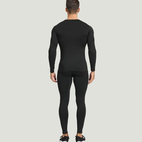 HYCOPROT Thermal Underwear for Men Fleece Lined Long Johns Men’s Top Bottom Set Base Layer Thermals Shirts Pants Leggings Warm Winter Clothes Insulated Heated Compression Hunting Gear for Cold Weather