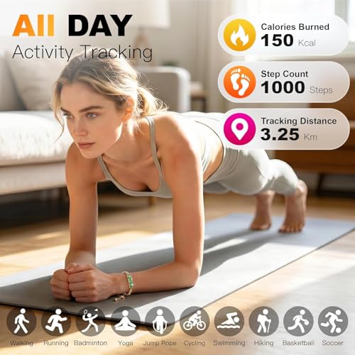 MUSINOTE Light Green Floral Gold Emerald 2-in-1 Crystal Smart Bracelet for Women with Heart Rate & Sleep Tracking