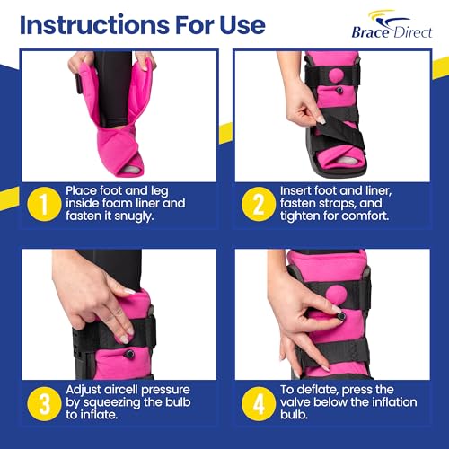 Women’s Pink CAM Walker Boot Small S - Foot & Ankle Fracture Support