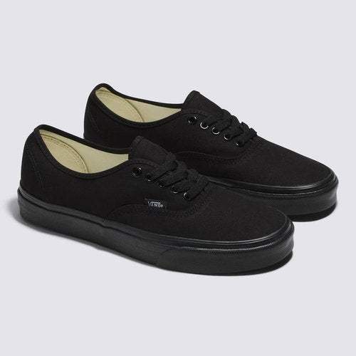 Vans Authentic Unisex Sneakers, Black/Black, 9 US Women/7.5 US Men
